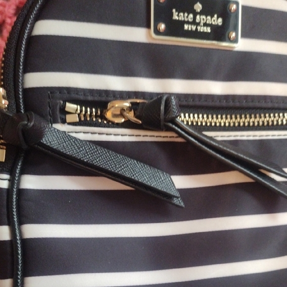 Kate Spade NY Wilson Rd Bradley Black White French Stripe  display picture 3